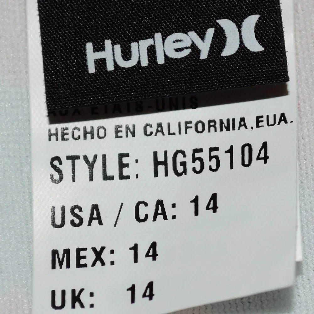 NWOT Hurley Mango Bandeau Bikini Bathing Suit - Size 14 (Host Pick) 🌸